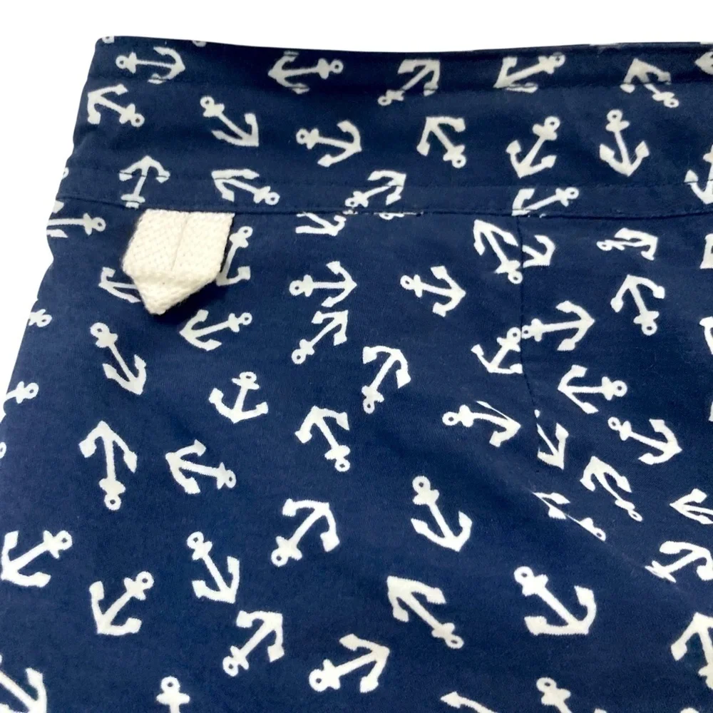 J CREW Swim Shorts Trunks Size 33 Lined Navy Blue